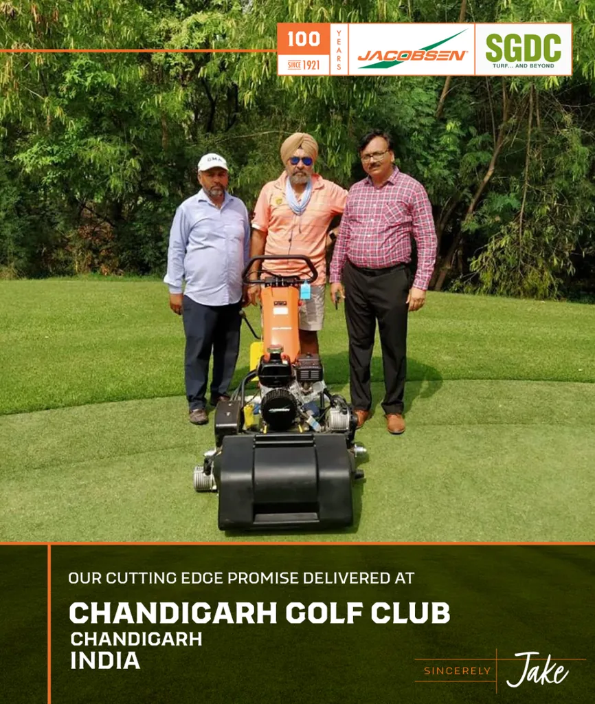 Jacobsen mowers delivered by SGDC India