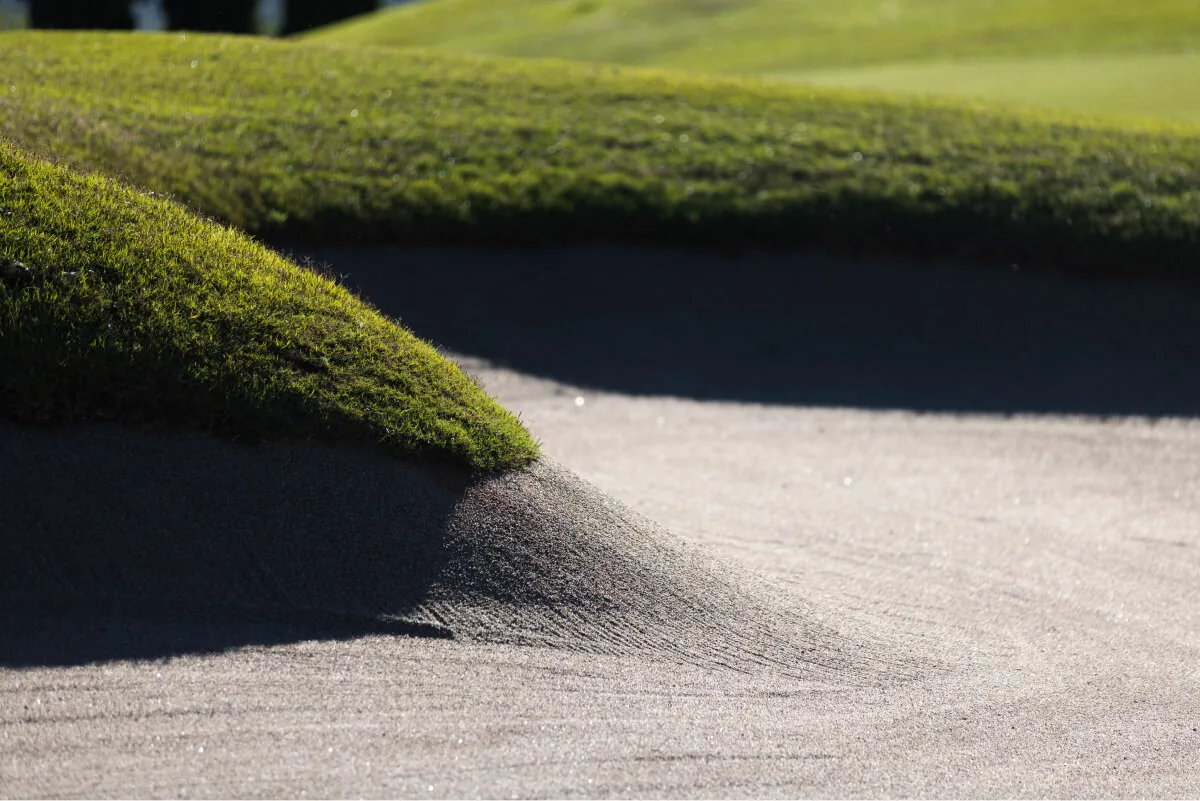 Greens, tees and bunkers