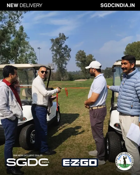 E-Z-GO golf carts delivered to Jammu Tawi Golf Club